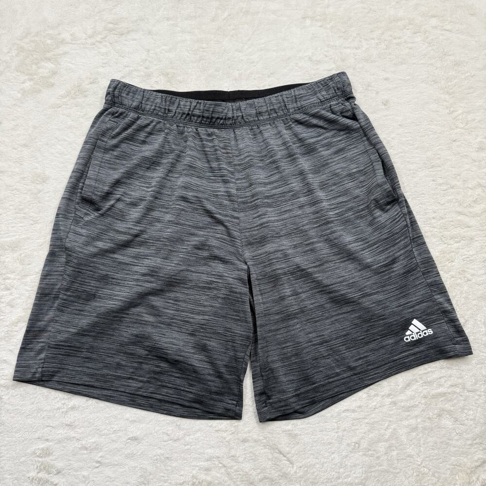 Adidas Shorts PrimeGreen Aeroready Activewear Athletic Basketball Gray Men's S-M